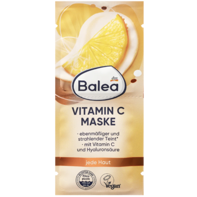 ماسك فيتامين C  – إشراقة فورية وحيوية للبشرة (عبوتان)