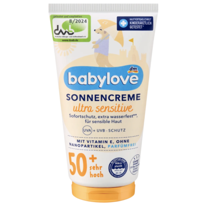 واقي شمس للاطفال للبشره الحساسه جدا - بتركيبه نقيه مقاومه للماء