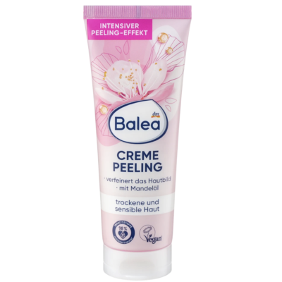 كريم تقشير بالحبيبات البركانيه وزيت اللوز – نعومة وتفتيح للبشره الحساسه